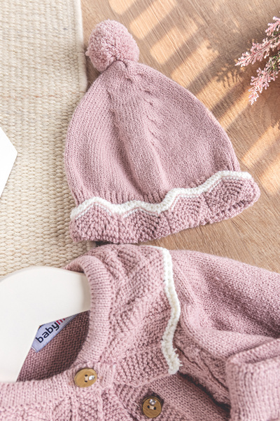 Babymod Knitwear Winter Cardigan Baby Girl Set