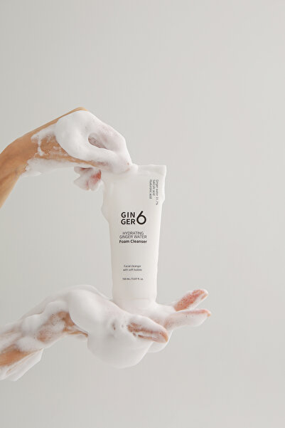 Ginger6 Spumă de curățare hidratantă cu acid salicilic si acid hialuronic