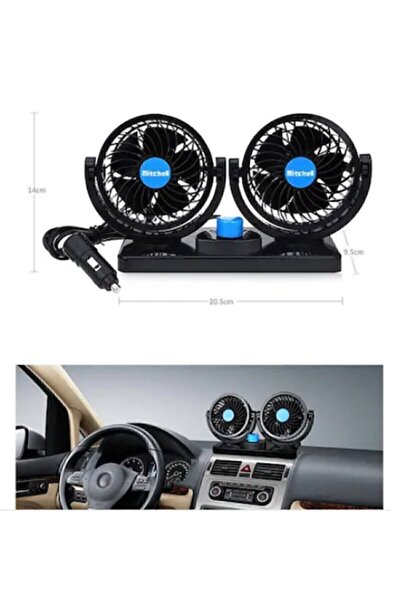 Genel Markalar Araç Içi 360 Derece Dönebilen Mükemmel Soğutucu Vantilatör 24v...