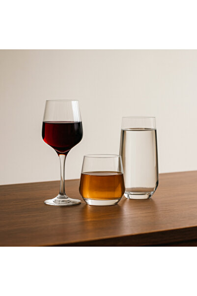 NOBLEev Lav Lyon 18" Piece Soft Drink & Whiskey Glass Set