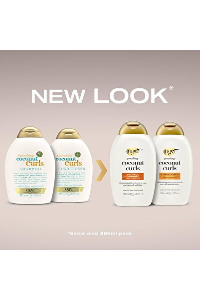OGX Coconut Curls Bukle Belirginleştirici Elektriklenme Karşıtı Sülfatsız Şampuan 385 Ml