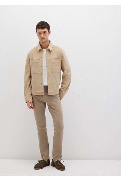 Mavi Marcus Black Light Brown Gabardine Trousers 0035190689