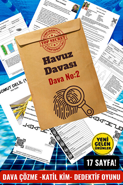 GameBulance Pack of 4 Murder Solving / Detective Game / Who Is the Killer / Car Parking-Pool-Market-Elevator Cases