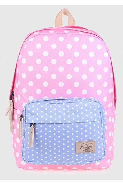 KAUKKO Colorful Backpack with 2 Colors - Dots K1486