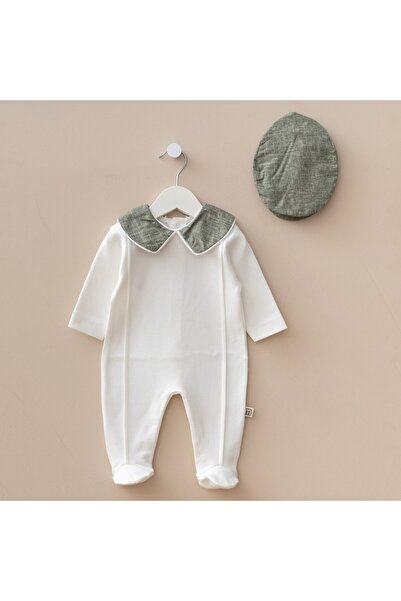 Minimus Newborn Baby Boy Special Day Jumpsuit Set with Hat, Cotton, Vest 3-Piece Set Hospital Exit Set