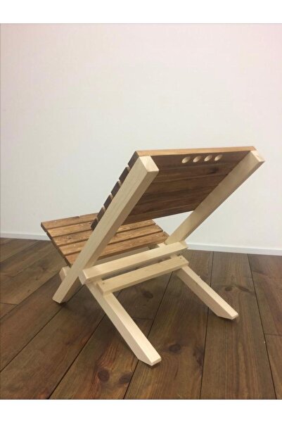 ttdecorative Doğal Ahşap Sandalye - El Yapımı