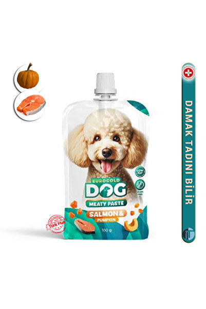 EuroGold Köpekler için Pasta Ödül Maması - 100gr / Somon-Bal Kabağı