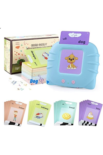 COOYA Talking Flash Cards Kids Educational Toy English Arabic Listening Learning education games