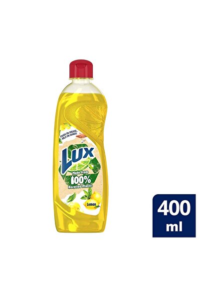 LUX Dishwashing Liquid Lemon 400ml – Powerful Grease Removal with Fresh Citrus