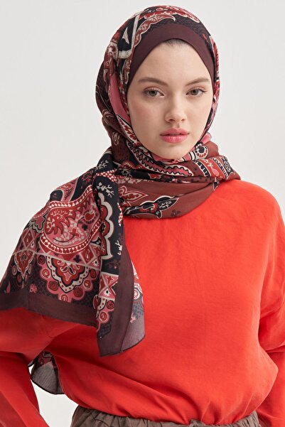 carell Liora Kızıl Nilla Pamuklu Şal