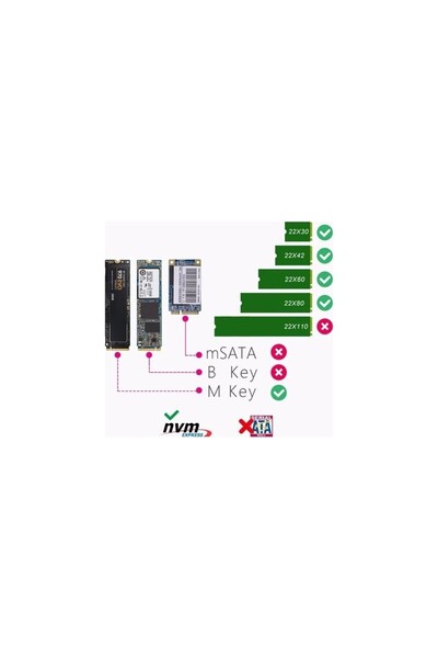 ULTRAX Usb 3.1 Type C To Pci-e Express Nvme Ssd M.2 M-key Hard Disk Kutusu