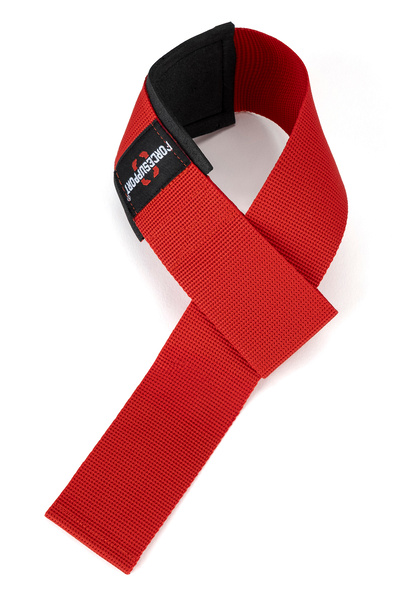 Force Supports Force Padded Lifting Straps - Weight Lifting Strap Red (2 PCS) Şk-133