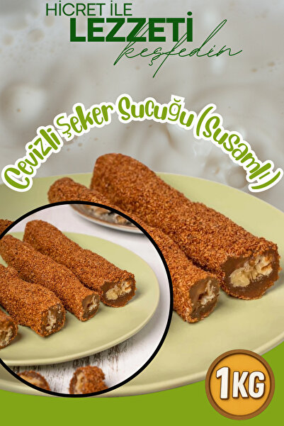 Hicret Kuruyemiş Cevizli Şeker Sucuğu (Susamlı) 1 kg