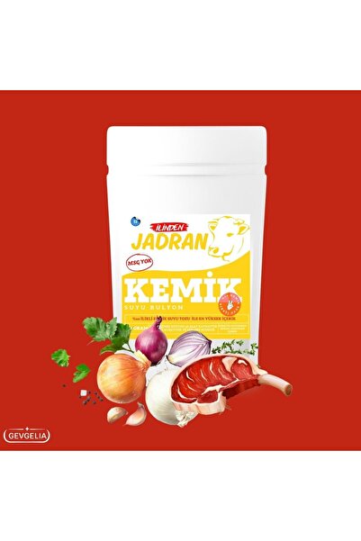 GEVGELIA JADRAN İLİKLİ KEMİK SUYU BULYON 30 GRAM PAKET (%10 KEMİK SUYU )