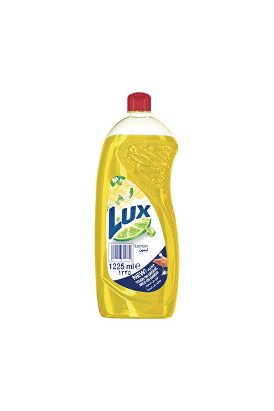 LUX Lemon Dishwashing Liquid Value Pack 1225 ml – Powerful Grease Cleaning, Fresh Lemon Scent