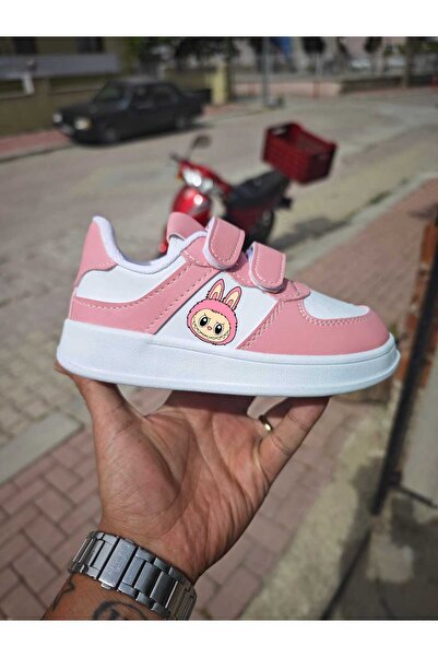 LİASSHOES pinky lalbau baskılı Kız çocuk spor ayakkabı