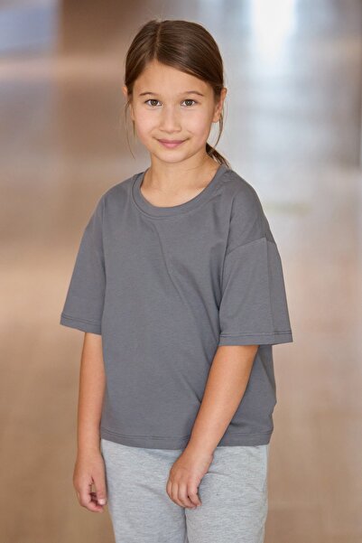 Fulla Moda Tricou de bază pentru fete 100% bumbac