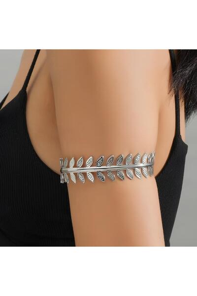 MutluBiDünya Vintage Helen Model Yaprak Desen Pazu Bilekliği Pazu Bileziği Ko...