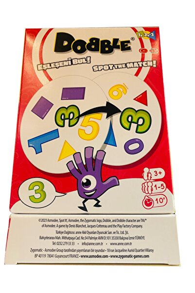 Asmodee DOBBLE 1,2,3 ECO