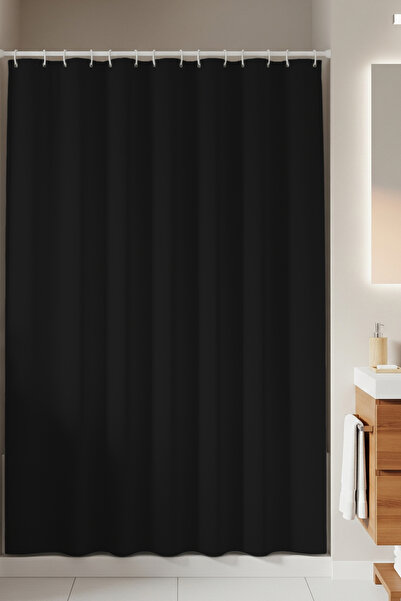 Tropikhome Banyo Perdesi - Tek Kanat Duş Perdesi, Polyester Kumaş Duşakabin Perdesi 180x200 Cm Küvet Perdesi