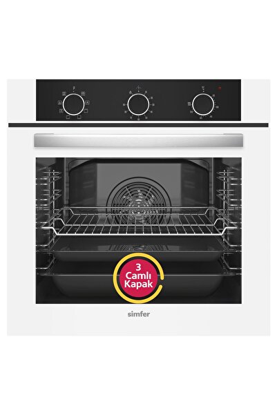 Simfer 8221 Ank. QS Büyük Pop-up 9 Fonk Beyaz Cam Power Turb