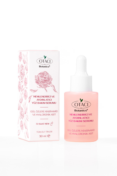Otacı Gül Kürü Aydınlatıcı Nemlendirici Yüz Bakım Serumu