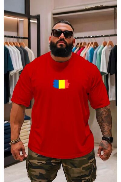 BENROMA Unisex majica velikih veličina Štampano