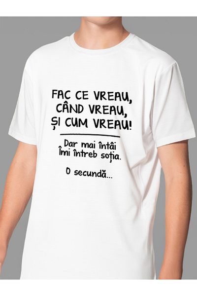 specialgift Personalized T-shirt with text - I do what I want