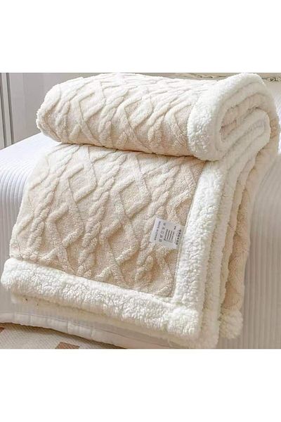 OEM Double blanket cocolino knitted type, with embossed pattern, PBT2, 200X230 cm, 3 kg