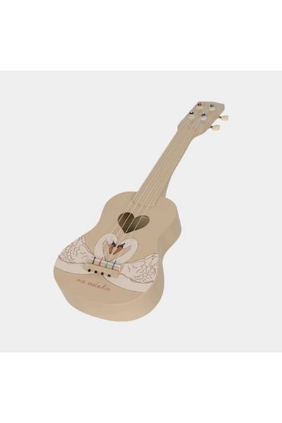 Konges Slojd 4-String Wooden Guitar for Kids, Konges Slojd, 54x18x5cm, Ages 3+