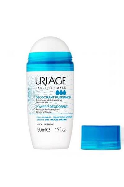 BRONZENET Uriage Power 3 Roll-On Deodorant 50 ml (Severe Sweat)