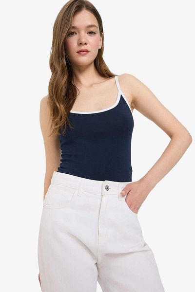 DeFacto Coool Fitted Round Neck Strap Undershirt F5347Ax25Hs