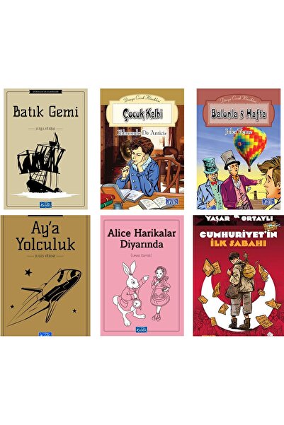 Parıltı Yayınları Cumhuriyet'in İlk Sabahı 6 kitap Okuma Seti Ortaokul