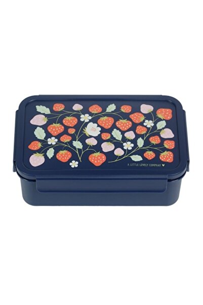 A Little Lovely Company Lunchbox, A Little Lovely Company, Strawberry Model, Polypropylene, Multicolor
