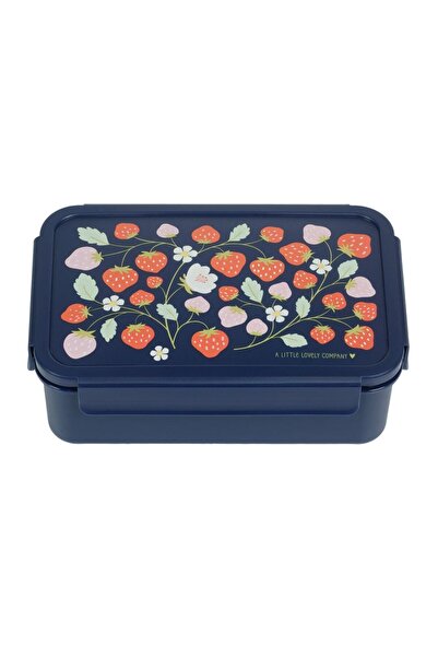 A Little Lovely Company Lunchbox, A Little Lovely Company, Strawberry Model, Polypropylene, Multicolor