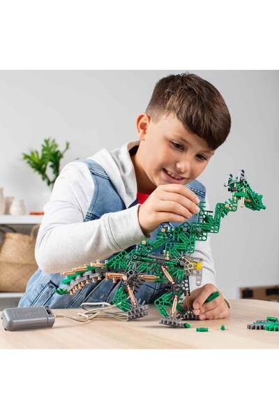 K'nex مجموعة بناء محركات Knex Knexosaurus Rex مكونة من 255 قطعة