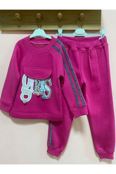 Cherrys Bebek Pearl Shine Tracksuit Set