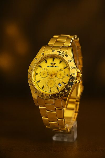 Goldpower Minimal Model Women's Wristwatch with Luxury Calendar Detail