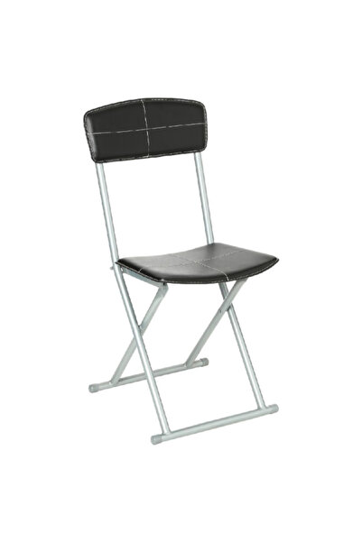 Atmosphera كرسي قابل للطي بمظهر جلدي متين وعالي الجودة