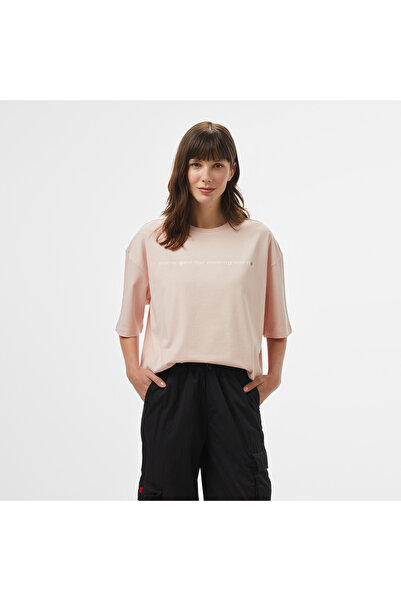United 4 UNITED4 Kadın Pembe T-Shirt