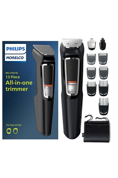 Philips Norelco Multi Groomer All-in-One Trimmer Series 3000-13 Piece Mens Grooming Kit