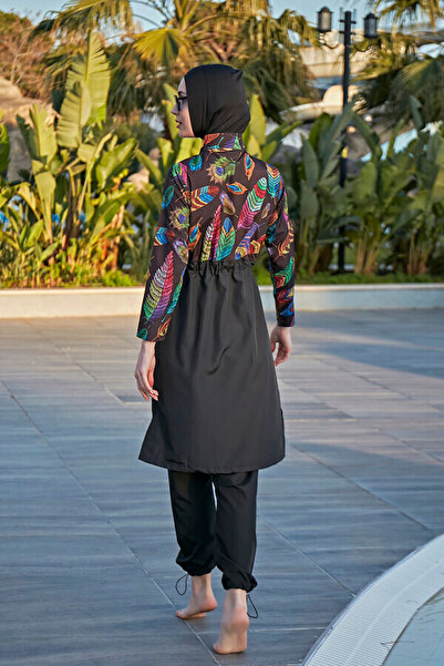 Remsa Mayo Remsa Paraşüt Tam Kapalı Tesettür Mayo Tüy Yaprak 2113 Funda