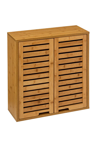 5FiveSmart Dulap suspendat 5Five Sicle cu ușă și rafturi, bambus și MDF, 52x2...