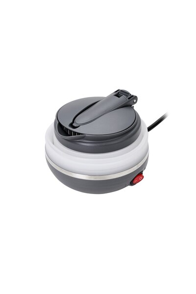 adler Electric Foldable Travel Kettle 0.6L with UK Plug and EU Adaptor, 750W