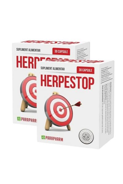 Parapharm Herpestop Pachet 30+30 capsule