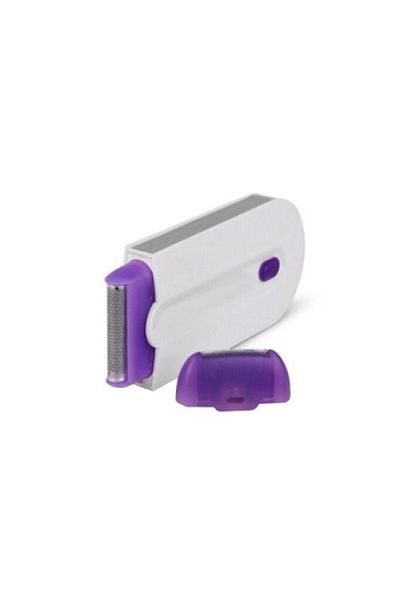 FOXMAG24 Portable epilator, for face and body, USB charging, with battery, white/purple