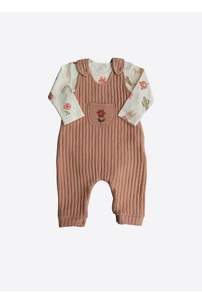 kitikate Sandy Salopet 2-Piece Set Brown