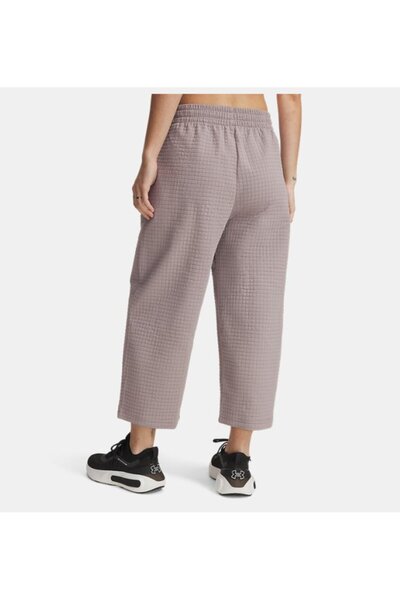 Under Armour Kadın UA Unstoppable Fleece Grid Crop Eşofman Altı 1386492-015