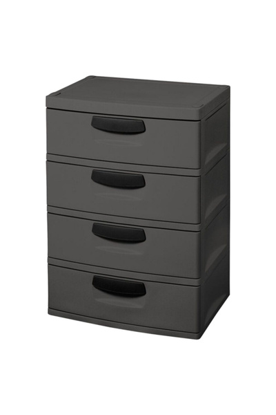 Sterilite 4-Drawer Freestanding Rectangular Storage Unit