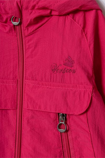 Verscon Girl's Hooded Embroidered Raincoat & Windbreaker 2 - 6 Years